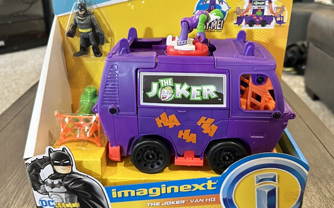 Fisher Price DC Super Friends The Joker Van HQ Playset Fisher Price DC Super Friends The Joker Van HQ Playset
