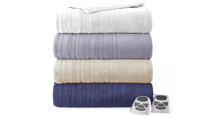Four Biddeford Microplush Heated Electric Blankets Four Biddeford Microplush Heated Electric Blankets