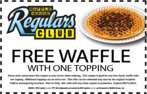 Free Waffle House Classic Waffle Coupon