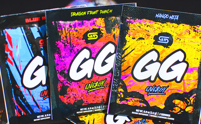 GG Drink Mix Samples in Three different Flavors
