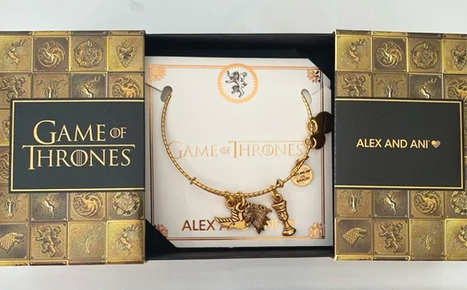 Game of Thrones House Lannister Charm Bangle Game of Thrones House Lannister Charm Bangle