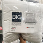 Hand Holding The Big One Down Alternative Reversible Comforter in White