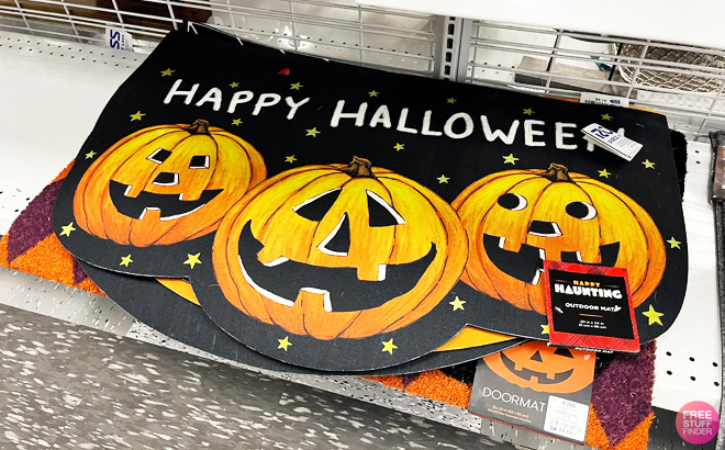 Happy Haunting Halloween Doormat Happy Haunting Halloween Doormat