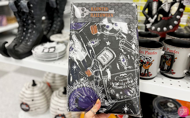 Haunted Halloween Table Cloth Haunted Halloween Table Cloth