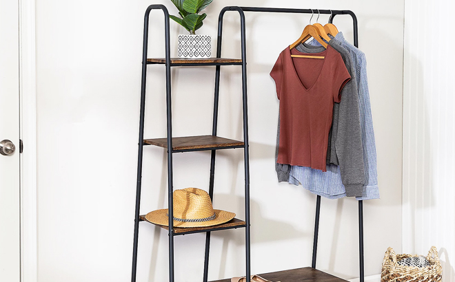 Honey Can Do Free Standing Clothing Rack