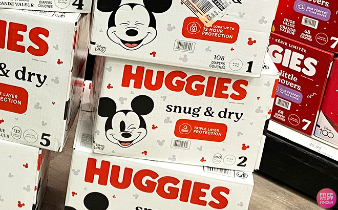 Huggies Snug & Dry Size 2 Baby Diapers (222-ct)