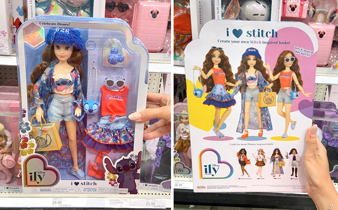 We love a doll that can actually sit.👏😂 Randomly found the new Disney ILY Stitch  doll at Target today, and she's so cute! : r/Dolls