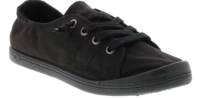 Jellypop Lace Up Sneakers in Black