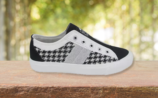 Jellypop Womens Elite Houndstooth Sneaker