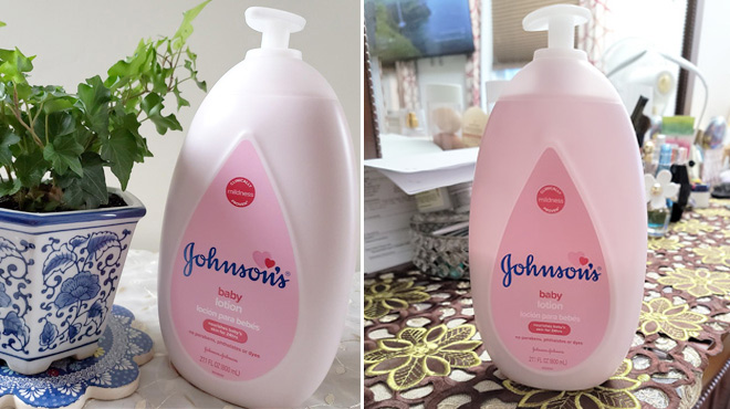 Johnsons Moisturizing Pink Baby Lotion with Coconut Oil 