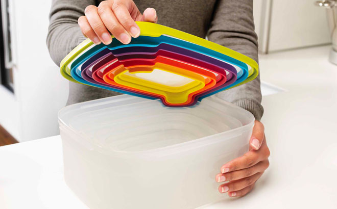 Joseph Joseph 12 Piece Nesting Food Container Set Joseph Joseph 12 Piece Nesting Food Container Set