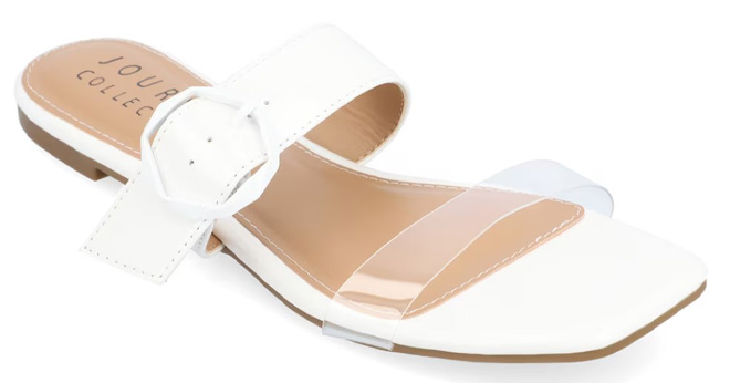 Journee Collection Jeysha Sandal for Women in White Color