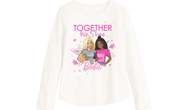 Jumping Beans Barbie Together We Shine Graphic Tee
