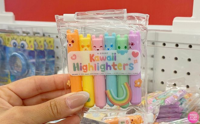 Kawaii highlighters 6 count