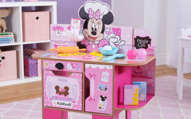 KidKraft Minnie Mouse Bakery Cafe Play Set