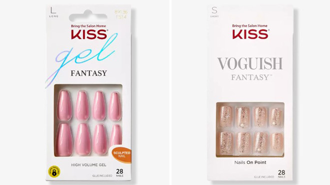 Kiss 28 Count Sets on Gray Background Kiss 28 Count Sets on Gray Background