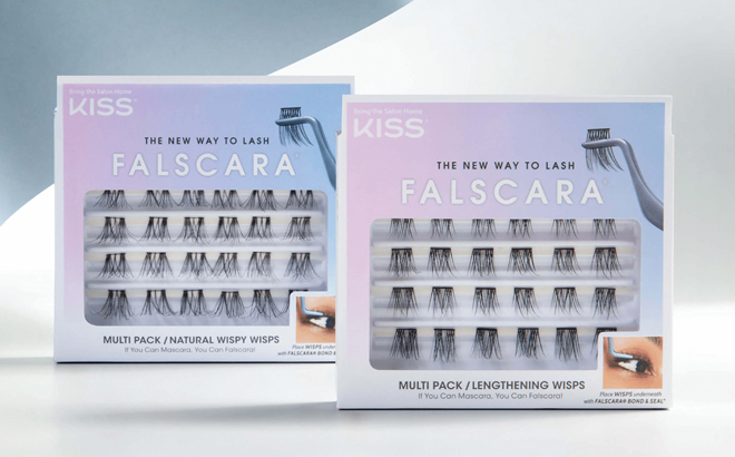 Kiss Falscara Lengthening Wisps Lash Multipack and Falscara Natural Wispy Wisps Lash Multipack at Ulta