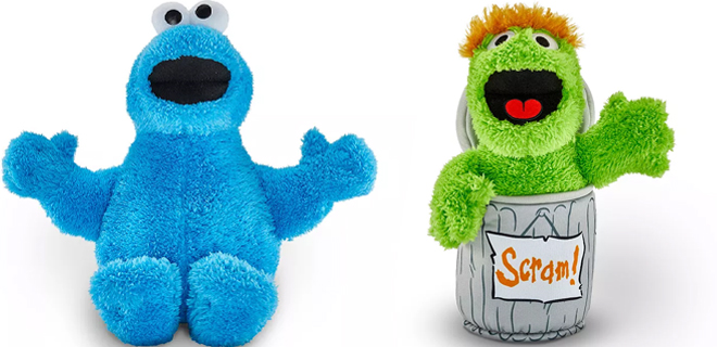 Kohls Cares Sesame Street Cookie Monster and Oscar the Grouch Plush Toy