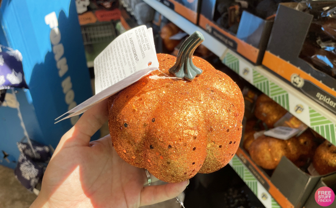 LED Foam Sparkle Pumpkin LED Foam Sparkle Pumpkin