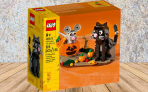 LEGO Halloween Cat Mouse Building Kit 328 Pieces