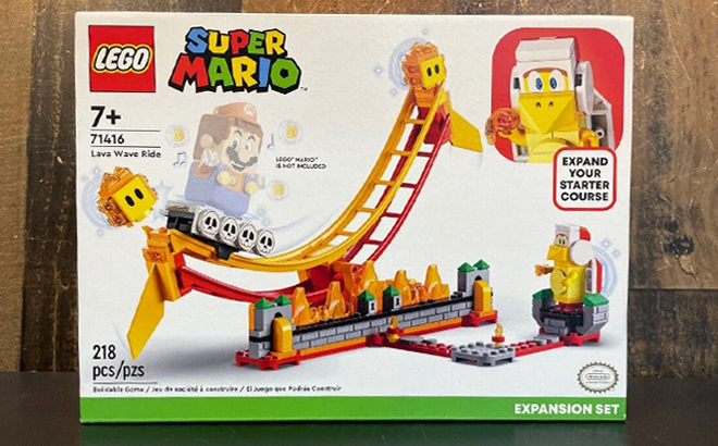 LEGO SUPER MARIO Lava Wave Ride Expansion Set