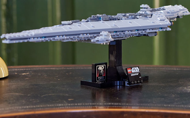 LEGO Star Wars Executor Super Star Destroyer on a Table