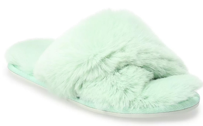 Lauren Conrad Women's Faux Fur Slippers