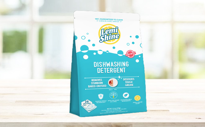 Lemi Shine Dishwashing Detergent 26 Count