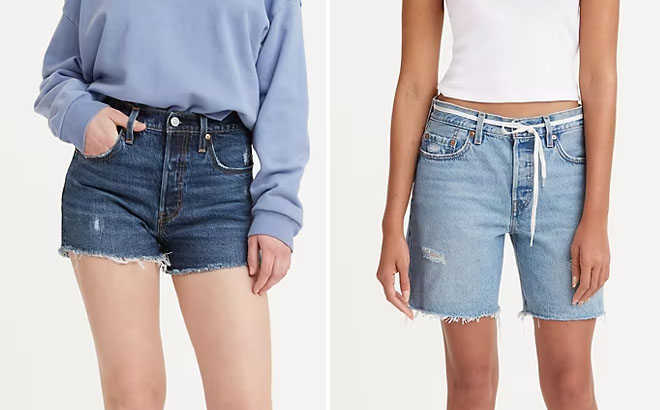Levis Womens High Rise Shorts and 90s Shorts Levis Womens High Rise Shorts and 90s Shorts