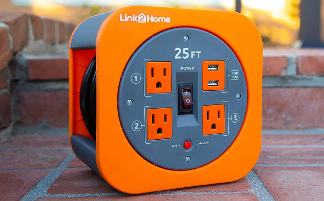 Link2Home 25 Foot Extension Cord with USB Link2Home 25 Foot Extension Cord with USB