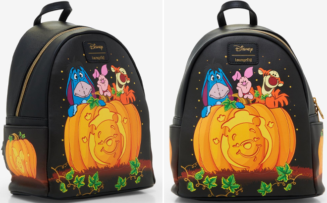 Loungefly Disney Winnie The Pooh Glow In The Dark Mini Backpack