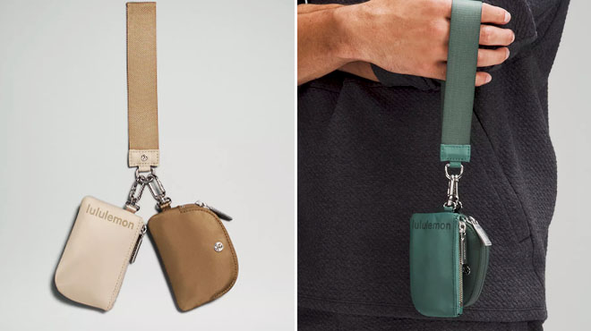 Lululemon Dual Pouch Wristlet in Two Colors Lululemon Dual Pouch Wristlet in Two Colors