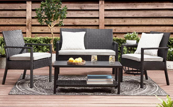 Mainstays Ayden Park 4 Piece Patio Set