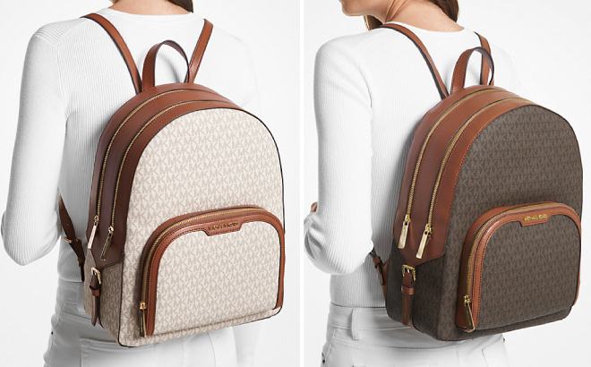 Michael Kors Jaycee Large Logo Backpack