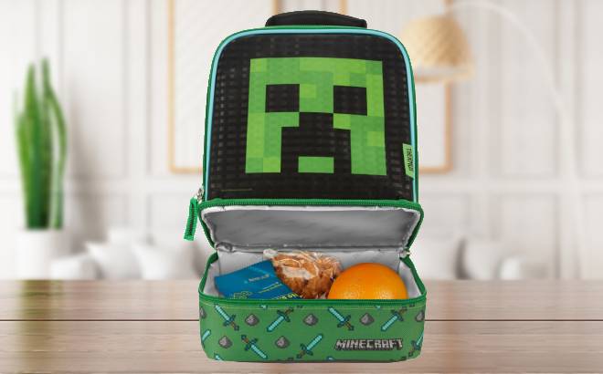Minecraft Thermos Compartment Lunch Box