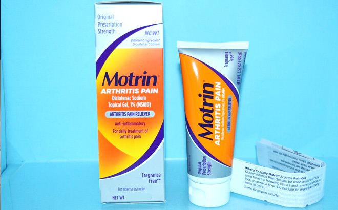 Motrin Arthritis Pain Relief Diclofenac Sodium Topical Gel Motrin Arthritis Pain Relief Diclofenac Sodium Topical Gel