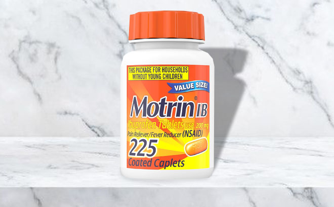 Motrin IB Ibuprofen 200mg Tablets 225 Count