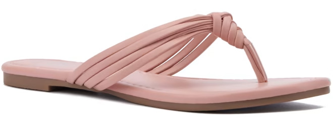 New York & Company Multi-Strand Flip-Flop Sandal
