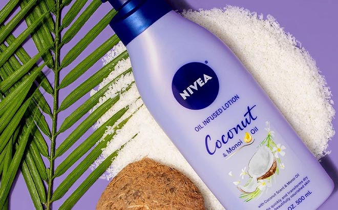 NIVEA Oil Infused Body Lotion Coconut and Monoi Oil Scent
