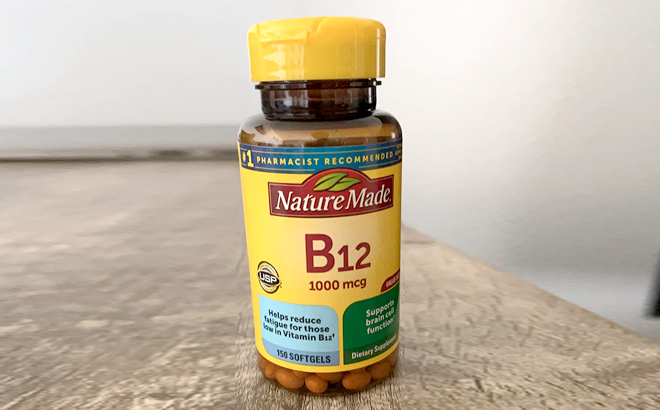 Nature Made Vitamin B12 1000 mcg Dietary Supplement for Energy Metabolism Support 150 Softgels 150 Day Supply