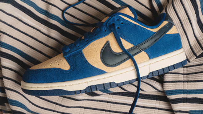 Nike Dunk Low in Deep Royal Blue color