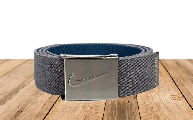 Nike Mens Reversible Belt on a Table Nike Mens Reversible Belt on a Table