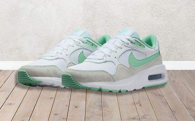 Nike Womens Air Max SC Shoes on the Floor