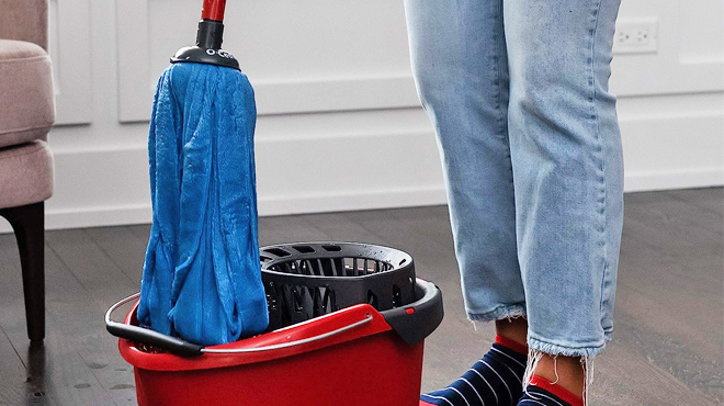 O Cedar Microfiber Cloth Wet Mop in Blue O Cedar Microfiber Cloth Wet Mop in Blue