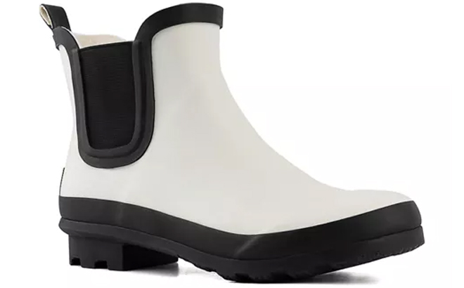 Ocean Coast Wemda Womens Boots in Black and White