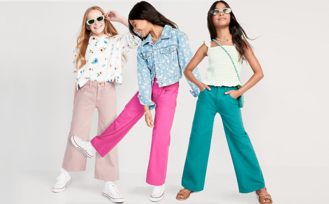 Old Navy Girls Colored Jeans