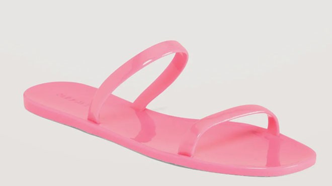 Old Navy Shiny Jelly Slide Womens Sandals