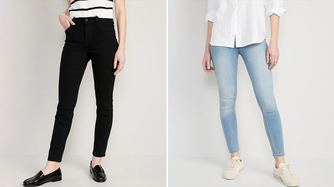 Old Navy Womens Straight and Super Skinny Jeans