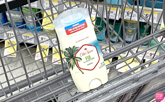 Old SPice Fiji in a Cart at Walgreens