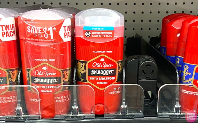 Old Spice Swagger Mens Deodorant in shelf